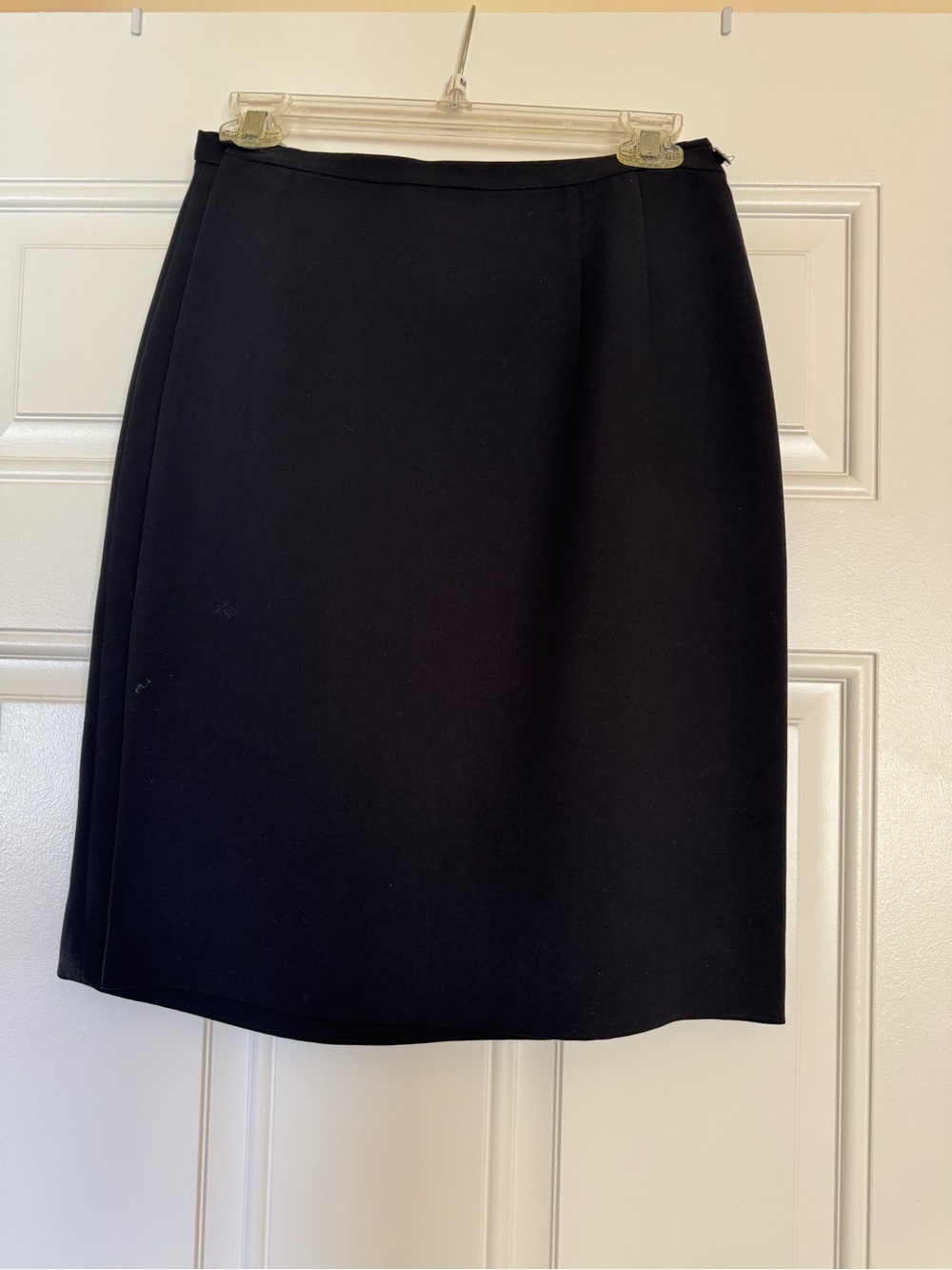 Charter Club Black Wrap Tailored Pencil Skirt